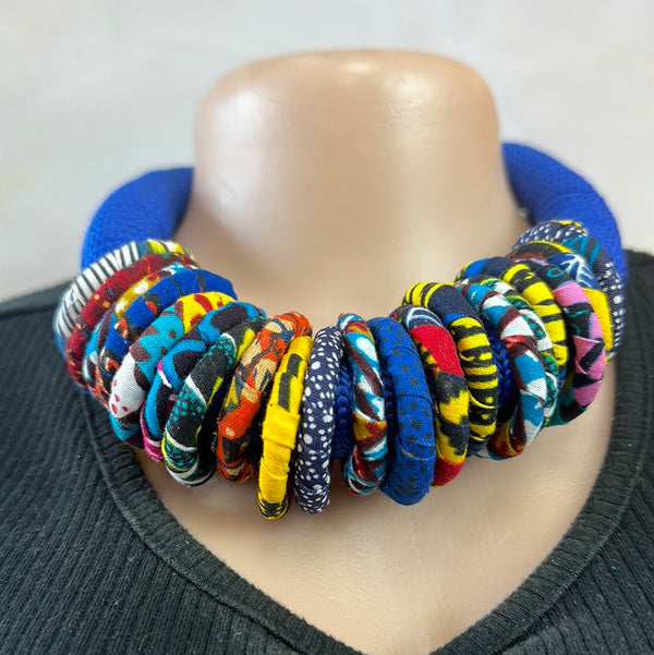 Ankara Ring Around Necklace