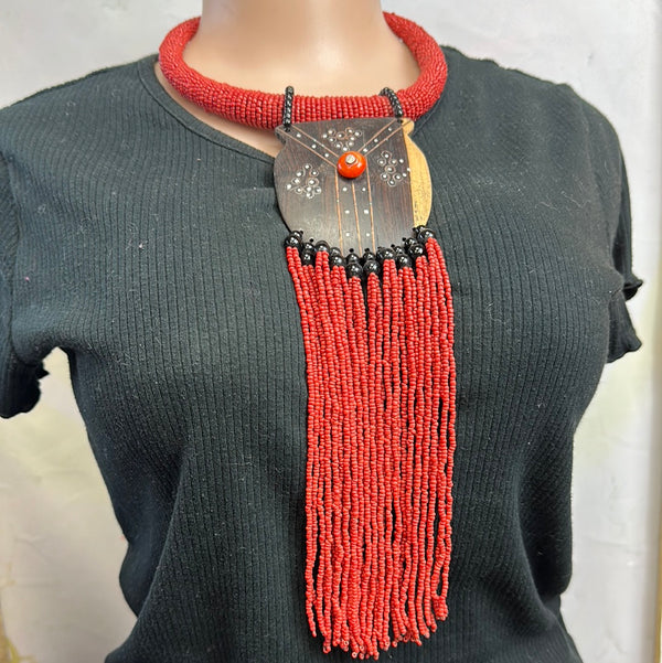 Beaded Tribal Necklace 3