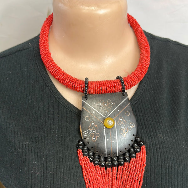 Beaded Tribal Necklace 6