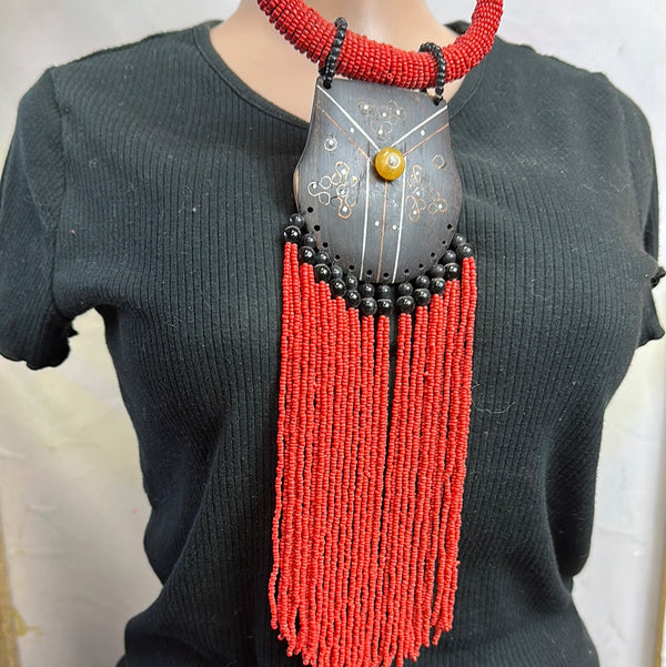 Beaded Tribal Necklace 4