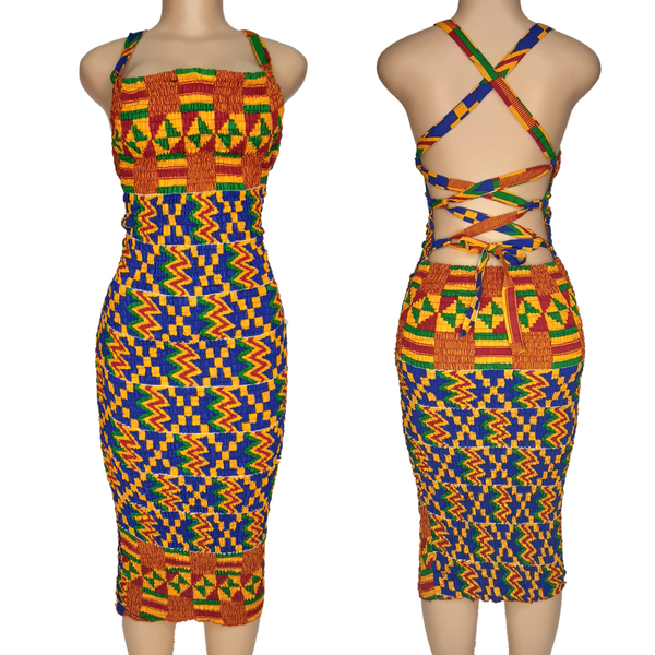 Imani Backless Mini Dress (Accra)