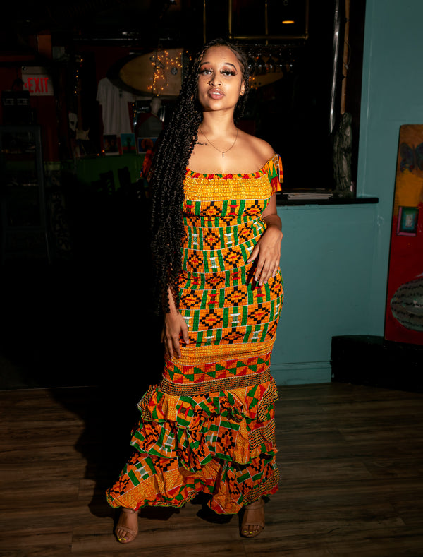 Copy of Amadi Long Dress (Kente)